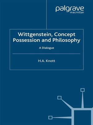 cover image of Wittgenstein, Concept Possession and Philosophy